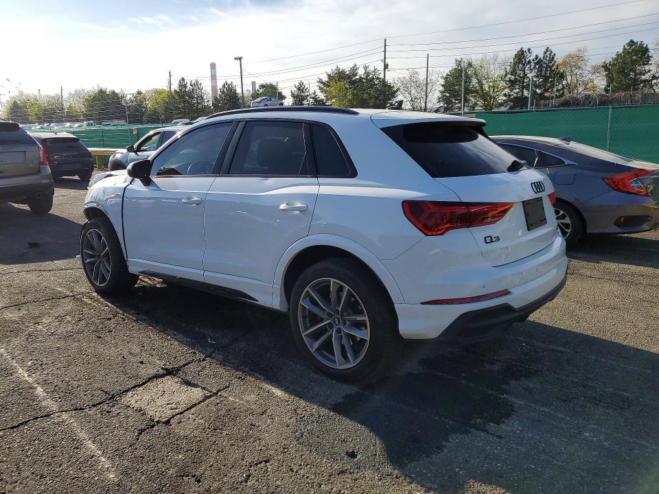 2024 Audi Q3 VIN WA1EECF31R1090822 COPART salvage auction — FRONT END, Salvage Title, sold $275 on 2026-07-21 (photo 2)
