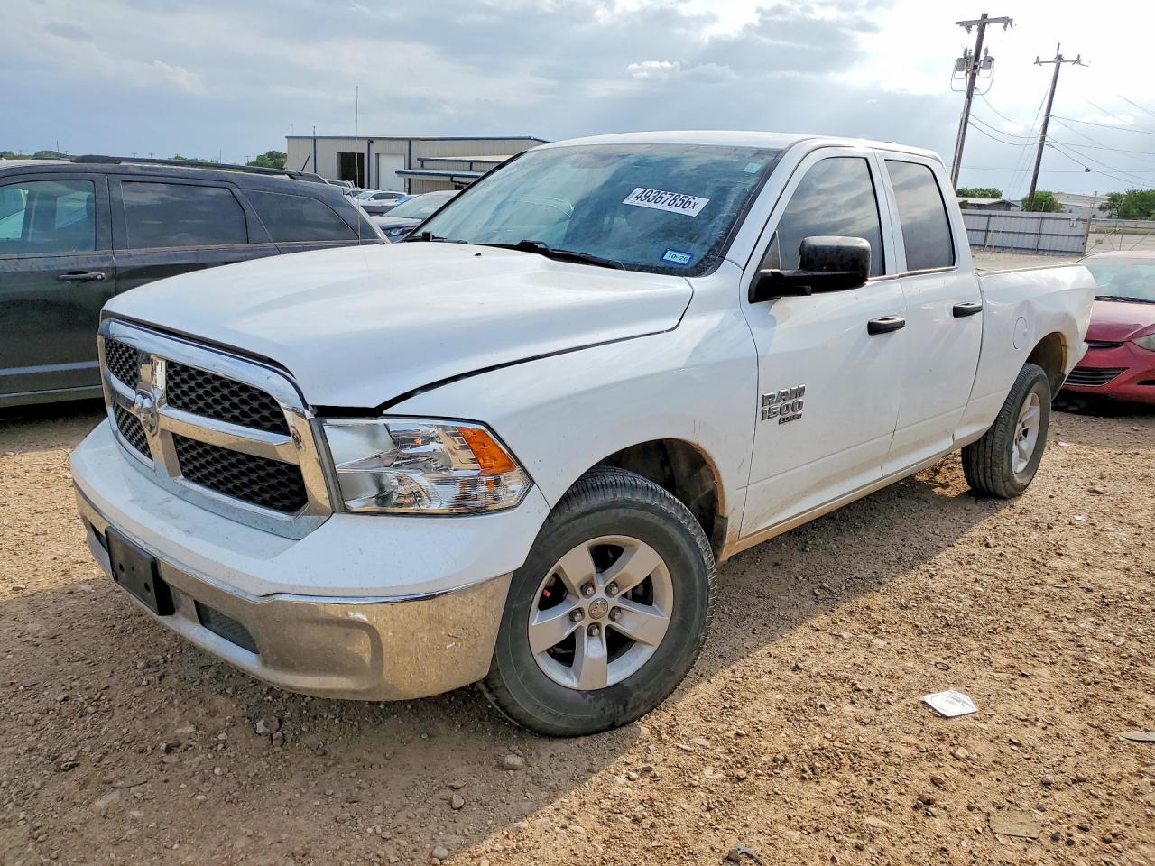 2021 Ram 1500 VIN 1C6RR6FG4MS575627 COPART salvage auction — Rear End, TX - SALVAGE VEHICLE TITLE, sold $4,050 on 2026-06-25 (photo 1)