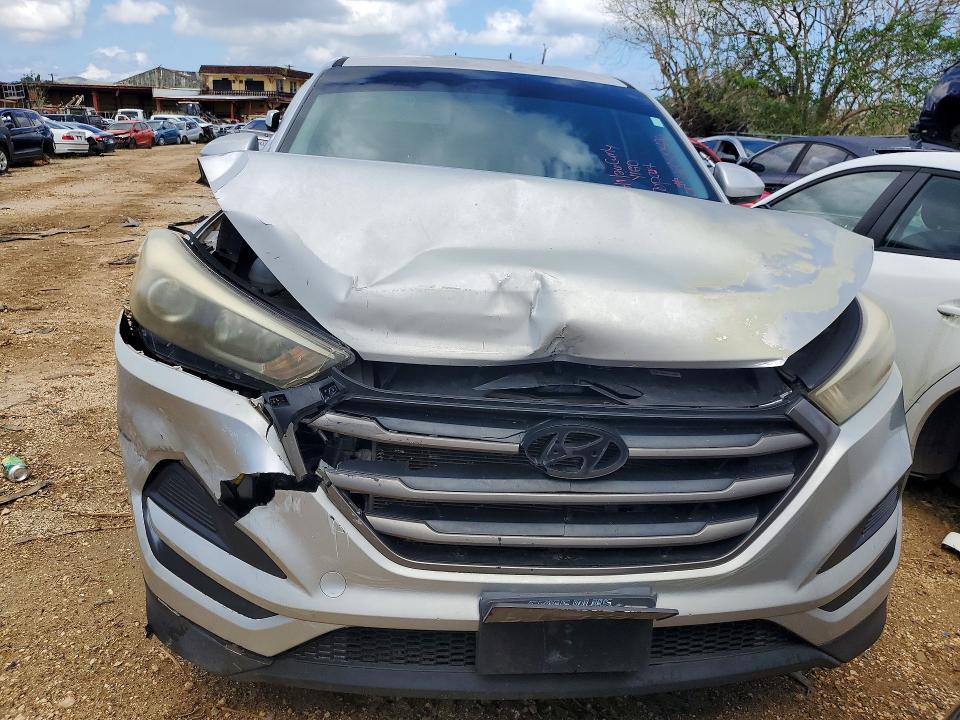 2016 Hyundai Tucson VIN KM8J23A43GU216103 COPART salvage auction — FRONT END, Salvage Title, sold $975 on 2026-07-13 (photo 5)
