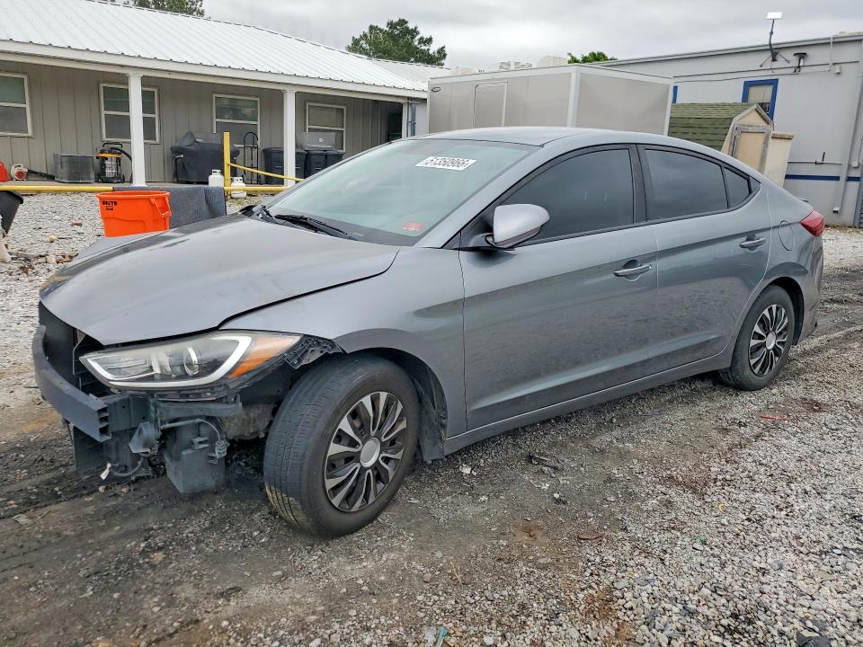2018 Hyundai Elantra VIN KMHD74LFXJU594879 COPART salvage auction — HAIL, Ar - Cert Of Title-Salvage, sold $1,400 on 2026-07-27 (photo 1)