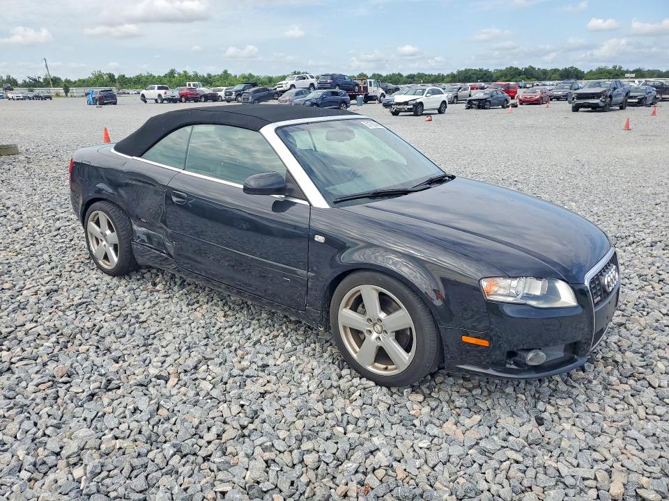 2007 Audi A4 VIN WAUEF48H67K019427 COPART salvage auction — SIDE, Fl - Cert Of Title Slvg Rebuildable, sold $400 on 2026-07-07 (photo 4)