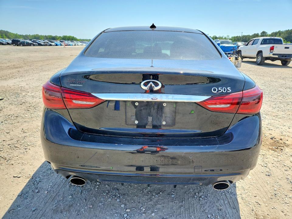 2019 Infiniti Q50 VIN JN1EV7AP5KM518275 COPART salvage auction — FRONT END, NC - SALVAGE CERTIFICATE OF TITLE, sold $5,900 on 2026-07-27 (photo 6)