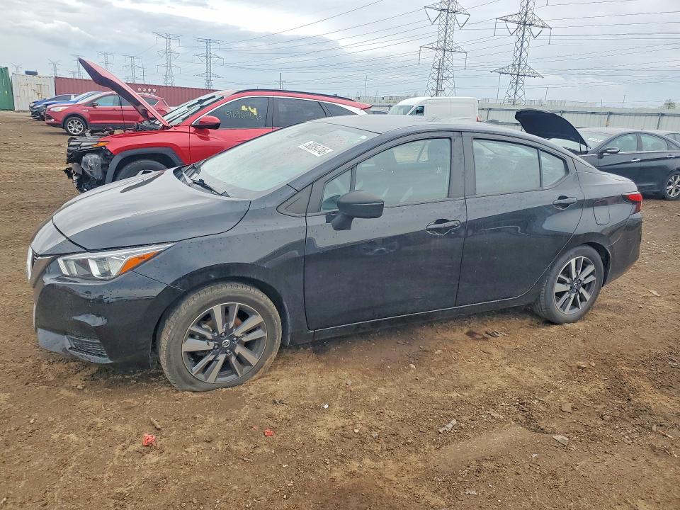 2021 Nissan Versa VIN 3N1CN8EV3ML850296 COPART salvage auction — REAR END, Il - Salvage Certificate, sold $4,200 on 2026-07-09 (photo 1)