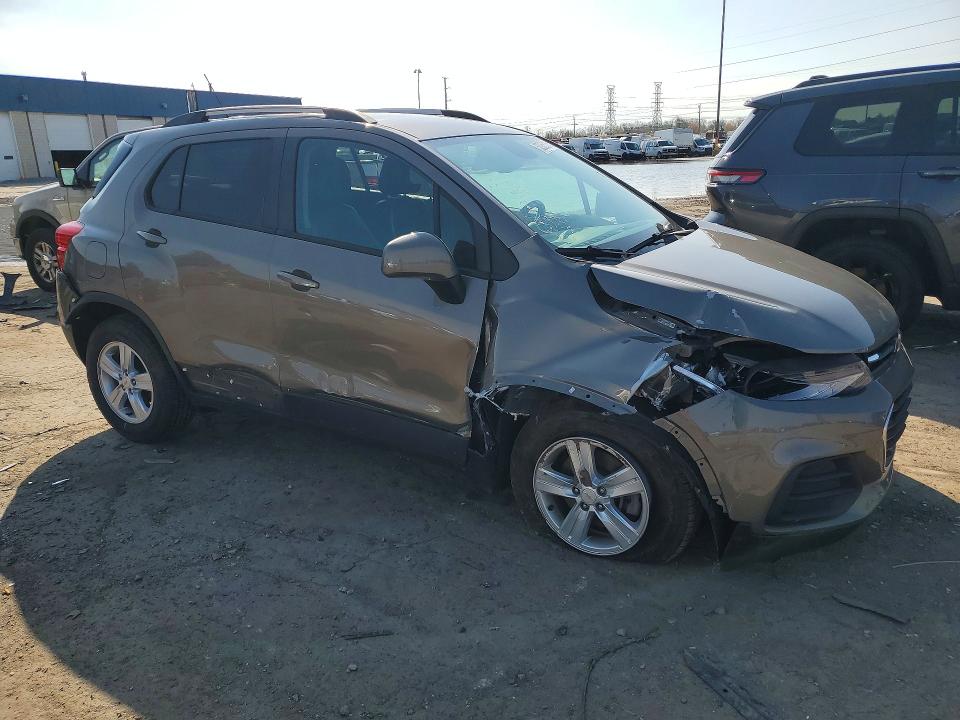 2021 Chevrolet Trax VIN KL7CJLSB5MB329844 COPART salvage auction — FRONT END, Mi - Scrap Certificate Of Title, sold $1,850 on 2026-07-10 (photo 4)
