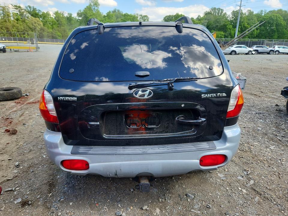 2004 Hyundai Santa fe VIN KM8SB12B24U665922 COPART salvage auction — FRONT END, MD - CERT OF SALVAGE > 75% DAMAGE, sold $300 on 2026-07-02 (photo 6)