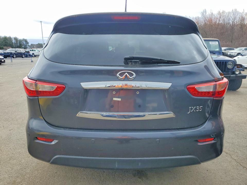 2013 Infiniti Jx35 VIN 5N1AL0MM1DC317262 COPART salvage auction — FRONT END, Ct - Certificate Of Title (P), sold $2,300 on 2026-07-27 (photo 6)