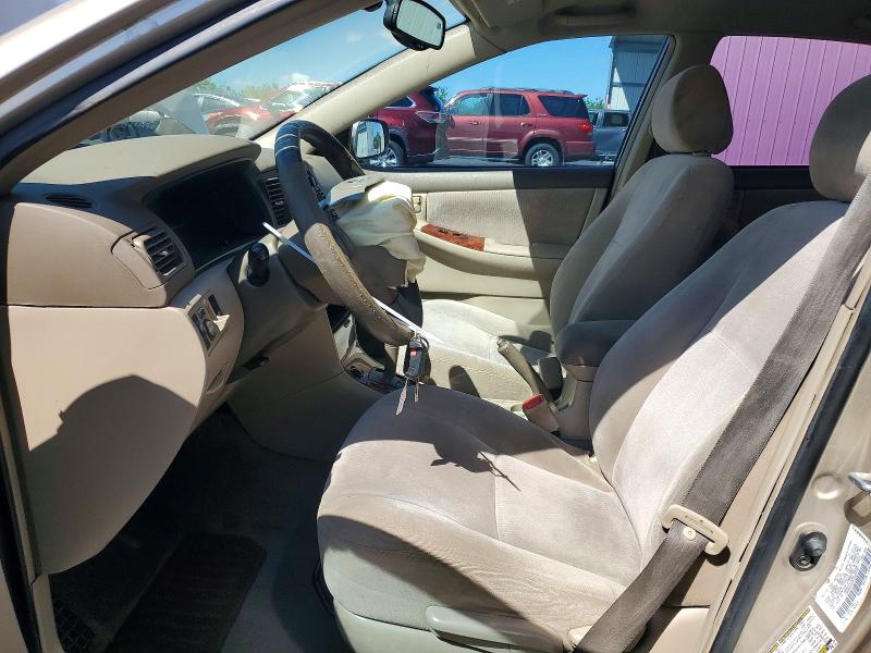 2005 Toyota Corolla VIN 1NXBR32E95Z393730 COPART salvage auction — FRONT END, Ca - Salvage Certificate, sold $575 on 2026-07-02 (photo 7)