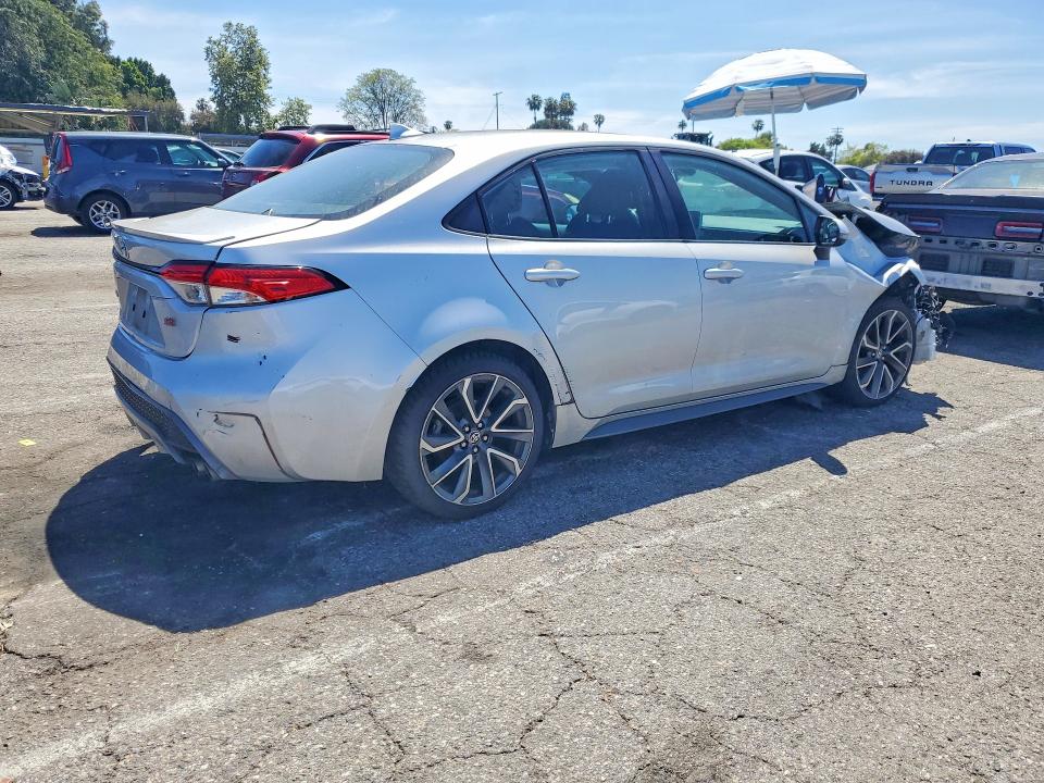 2020 Toyota Corolla VIN 5YFS4RCEXLP057308 COPART salvage auction — FRONT END, Ca - Lien Papers-Salvage Or Ac, sold $3,000 on 2026-07-17 (photo 3)