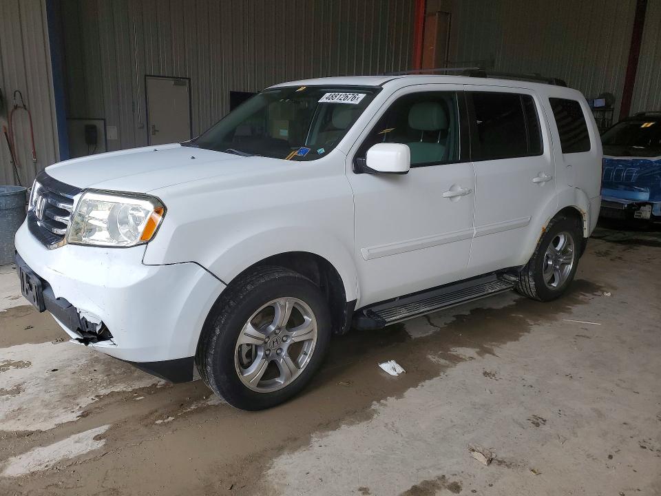 2013 Honda Pilot VIN 5FNYF4H42DB070056 COPART salvage auction — FRONT END, Wi - Junked Vehicle Bill Of Sale, sold $975 on 2026-07-06 (photo 1)