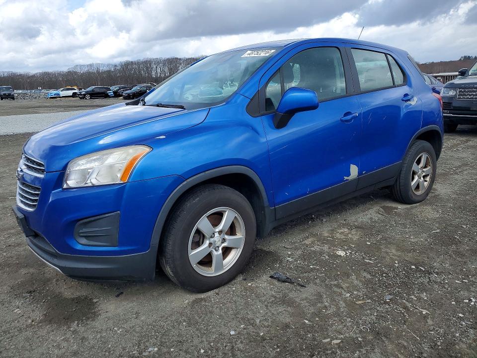 2015 Chevrolet Trax VIN KL7CJPSB5FB260728 COPART salvage auction — MECHANICAL, Ma - Certificate Of Title, sold $475 on 2026-07-21 (photo 1)