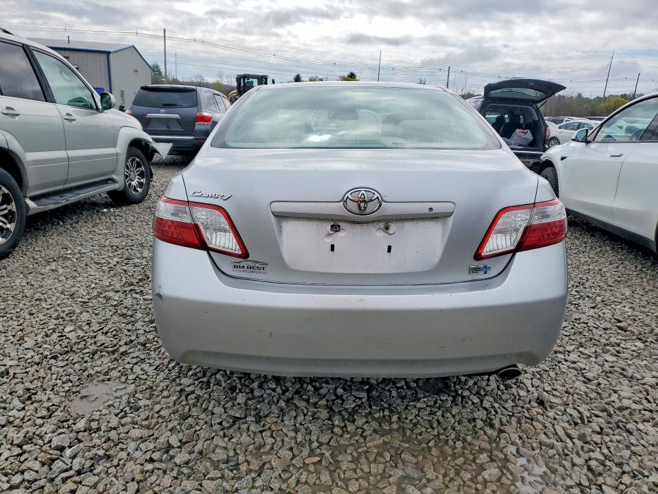 2007 Toyota Camry hybrid VIN JTNBB46K373017477 COPART salvage auction — FRONT END, Ma - Cert Of Title-Reconstrctd Coll, sold $450 on 2026-07-15 (photo 6)