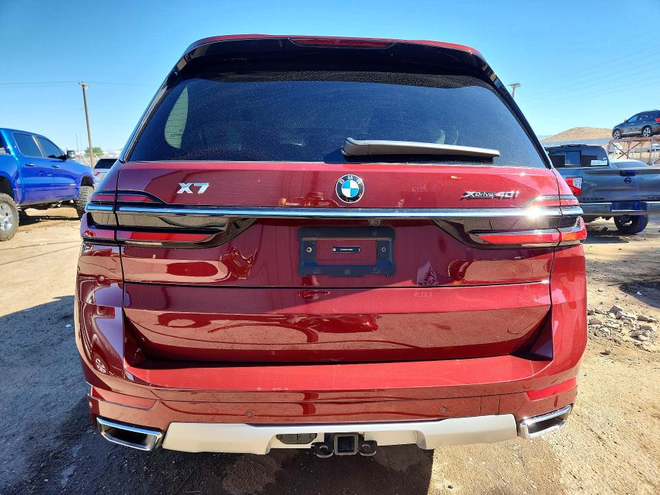 2026 BMW X7 VIN 5UX23EM01T9030503 COPART salvage auction — FRONT END, Nm - Cert Of Title-Salvage, sold $10,000 on 2026-07-30 (photo 6)