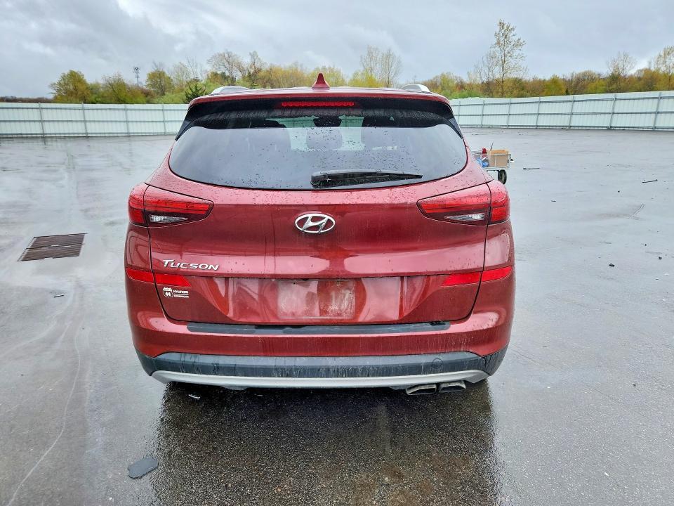 2019 Hyundai Tucson VIN KM8J3CAL1KU979380 COPART salvage auction — WATER/FLOOD, Ma - Cert Of Title-Flood Salvage, sold $1,750 on 2026-07-09 (photo 6)