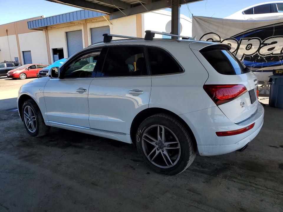 2016 Audi Q5 VIN WA1L2AFP0GA130456 COPART salvage auction — FRONT END, Ca - Salvage Certificate, sold $1,150 on 2026-07-11 (photo 2)