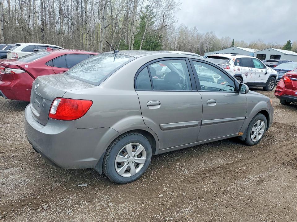 2010 Kia Rio VIN KNADH4B35A6622730 COPART salvage auction — SIDE, ON - PERMIT NO BRAND - UNFIT, sold $200 on 2026-07-28 (photo 3)