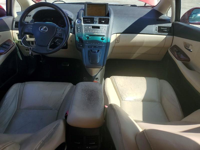 2011 Lexus Hs 250h VIN JTHBB1BA0B2045816 COPART salvage auction — FRONT END, Fl - Certificate Of Title (P), sold $900 on 2026-07-28 (photo 8)