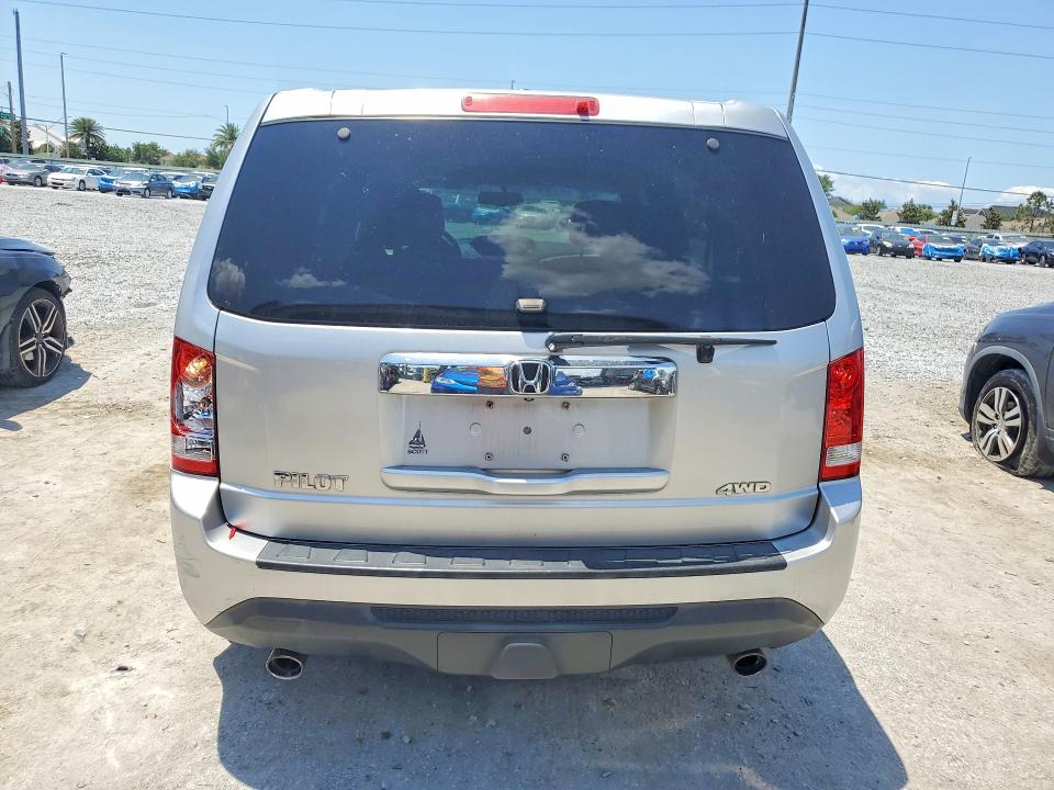 2012 Honda Pilot VIN 5FNYF4H56CB062789 COPART salvage auction — FRONT END, PA - CERTIFICATE OF SALVAGE, sold $575 on 2026-07-03 (photo 6)