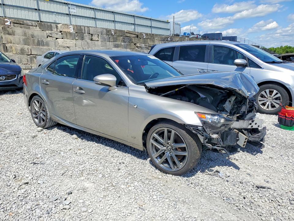 2016 Lexus Is VIN JTHCE1D26G5010818 COPART salvage auction — FRONT END, KY - CERT OF TITLE-SALVAGE, sold $2,300 on 2026-07-31 (photo 4)