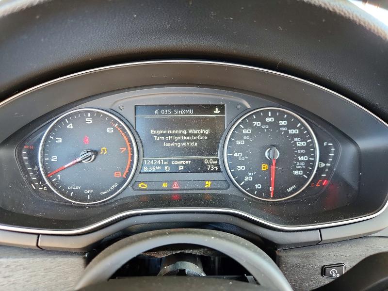2017 Audi A4 VIN WA17NAF44HA062825 COPART salvage auction — FRONT END, Az - Cert Of Title - Salvage, sold $3,350 on 2026-07-02 (photo 9)