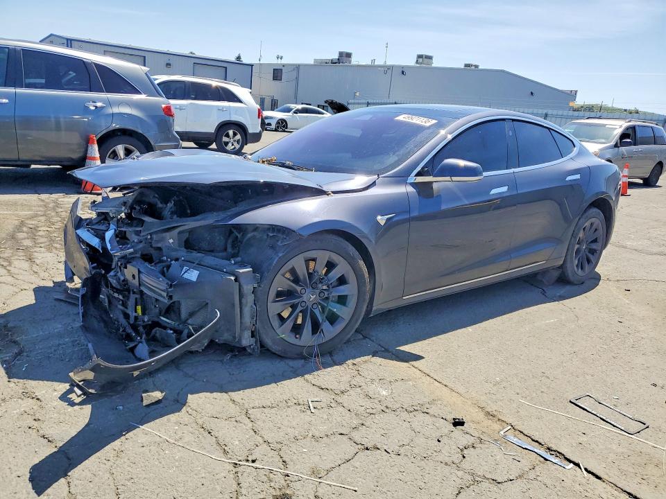 2018 Tesla VIN 5YJSA1E27JF292867 COPART salvage auction — FRONT END, Salvage Title, sold $5,400 on 2026-07-17 (photo 1)