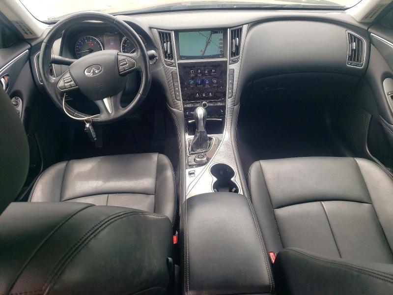 2014 Infiniti Q50 VIN JN1BV7AR8EM698229 COPART salvage auction — FRONT END, Nc - Salvage Certificate Of Title, sold $3,050 on 2026-07-02 (photo 8)