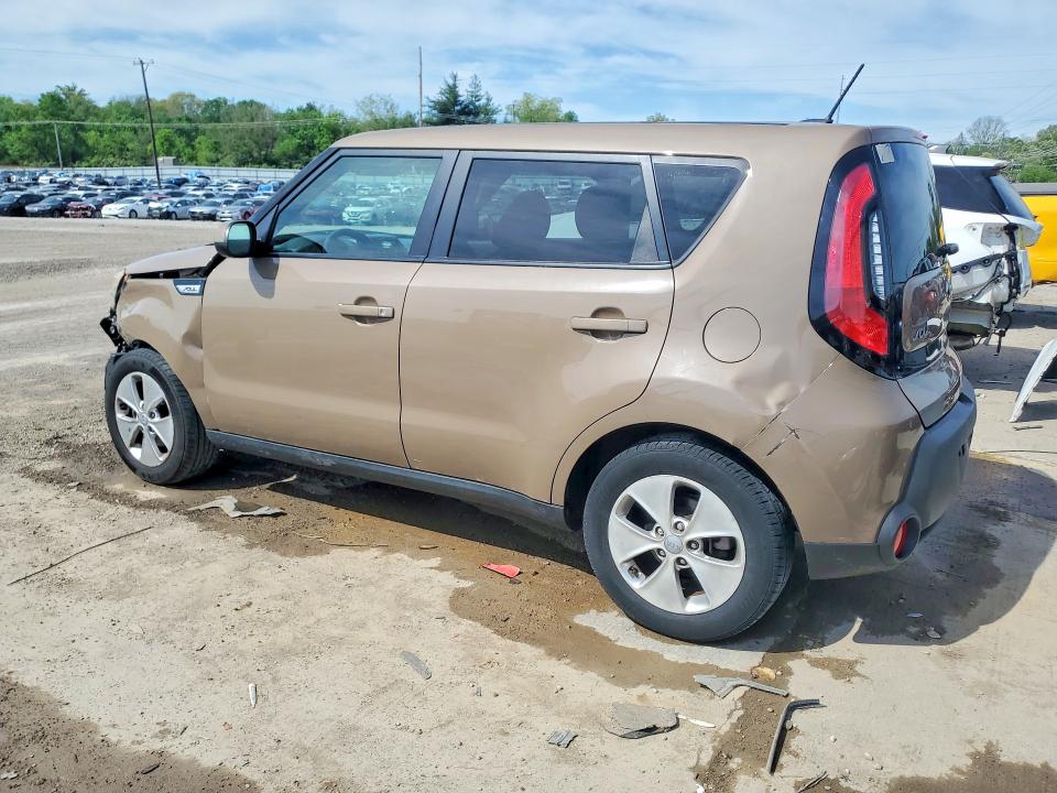 2016 Kia Soul VIN KNDJN2A26G7267811 COPART salvage auction — FRONT END, Ky - Certificate Of Title, sold $750 on 2026-07-22 (photo 2)