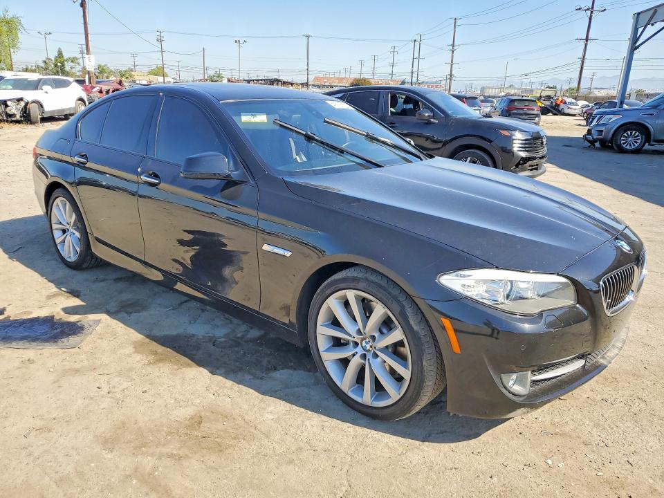 2012 BMW 5er VIN WBAFR7C53CC812683 COPART salvage auction — SIDE, Ca - Salvage Certificate, sold $1,400 on 2026-07-16 (photo 4)