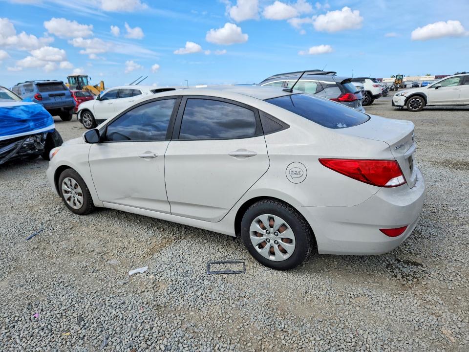 2016 Hyundai Accent VIN KMHCT4AE6GU090839 COPART salvage auction — MINOR DENT/SCRATCHES, Ca - Dis/Dlr/Exp Only Clean Title, sold $1,400 on 2026-07-17 (photo 2)
