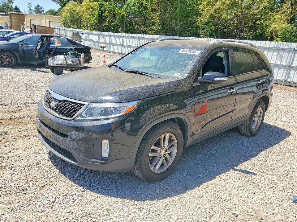 2015 Kia Sorento VIN 5XYKT3A60FG607216 COPART salvage auction — FRONT END, Nc - Salvage Certificate Of Title, sold $1,300 on 2026-07-06 (photo 1)