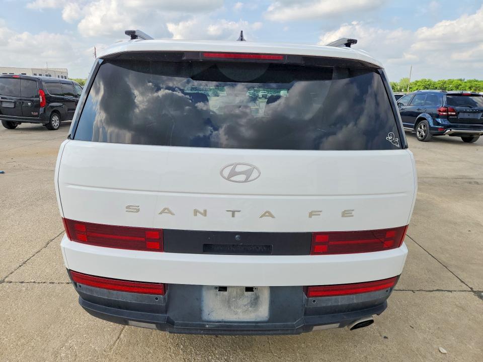 2024 Hyundai Santa fe VIN 5NMP24GL1RH062357 COPART salvage auction — HAIL, Tx - Certificate Of Title, sold $175 on 2026-07-09 (photo 6)