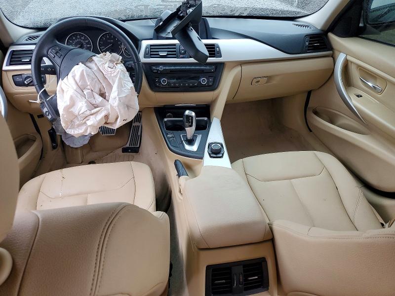 2015 BMW 3er VIN WBA3C3C50FP663580 COPART salvage auction — FRONT END, Il - Salvage Certificate, sold $650 on 2026-07-02 (photo 8)