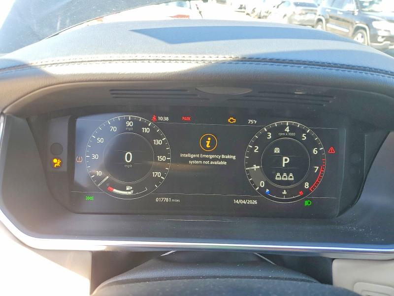 2021 Land rover RANGE ROVER VIN SALGS2SEXMA446484 COPART salvage auction — Minor Dent/Scratches, CA - SALVAGE CERTIFICATE (P), sold $31,000 on 2026-05-21 (photo 9)