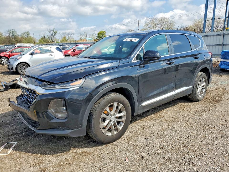 2020 Hyundai Santa fe VIN 5NMS2CAD2LH161346 COPART salvage auction — REAR END, Il - Salvage Certificate, sold $3,200 on 2026-07-03 (photo 1)