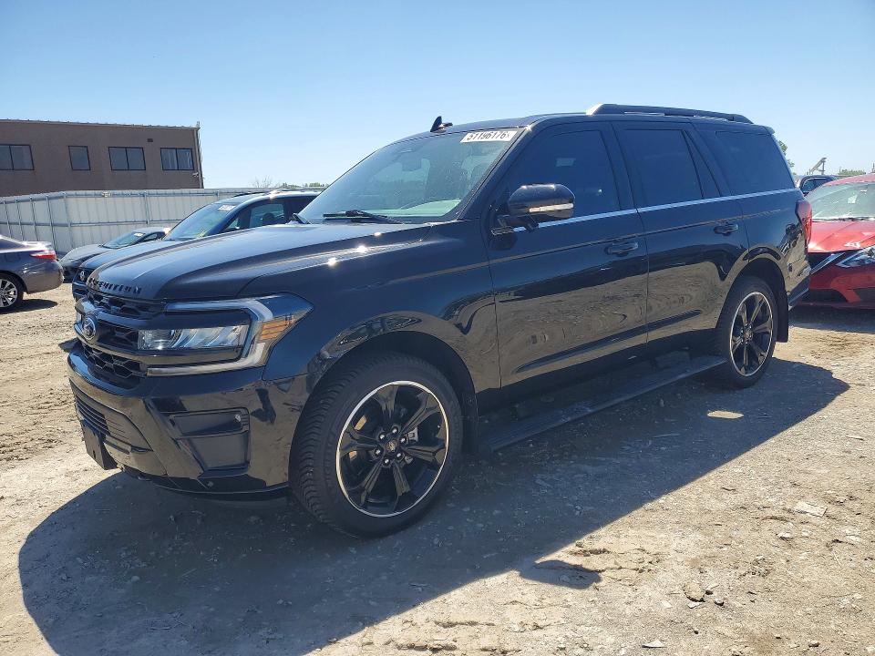 2024 Ford Expedition VIN 1FMJU2A87REA78733 COPART salvage auction — HAIL, Mo - Salvage Certificate Of Title, sold $30,500 on 2026-07-28 (photo 1)