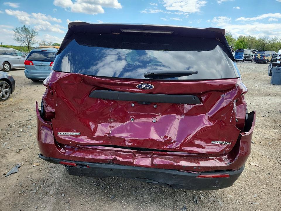 2023 Ford Explorer VIN 1FM5K8AB2PGA63340 COPART salvage auction — REAR END, Md - Certificate Of Title (P), sold $8,600 on 2026-07-02 (photo 6)
