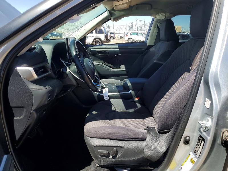 2021 Toyota Highlander VIN 5TDBZRBH9MS097935 COPART salvage auction — SIDE, Ca - Salvage Certificate, sold $10,900 on 2026-07-20 (photo 7)