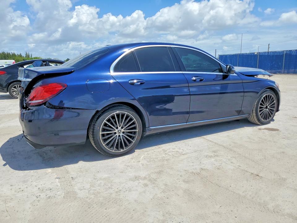 2020 Mercedes-benz C-klasse VIN WDDWF8DB3LR531122 COPART salvage auction — FRONT END, Salvage Title, sold $1,650 on 2026-08-12 (photo 3)