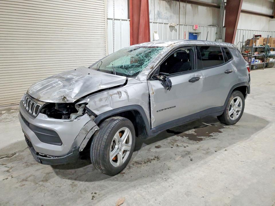 2023 Jeep Compass VIN 3C4NJDAN3PT514765 COPART salvage auction — ROLLOVER, Pa - Certificate Of Salvage, sold $3,650 on 2026-07-09 (photo 1)