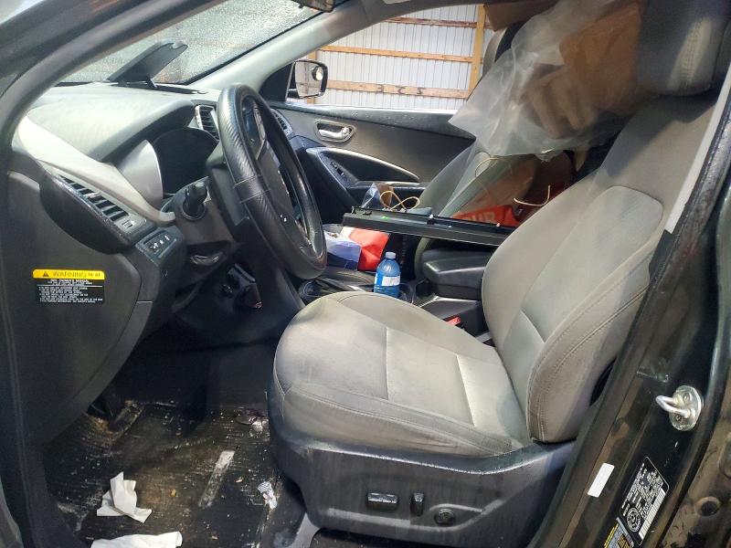 2013 Hyundai Santa fe VIN 5XYZU3LB6DG096310 COPART salvage auction — FRONT END, Salvage Title, sold $1,050 on 2026-07-09 (photo 7)