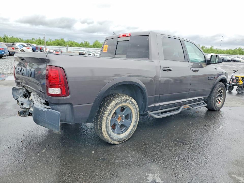 2018 Ram 1500 VIN 1C6RR7YT8JS110313 COPART salvage auction — REAR END, Ca - Salvage Certificate, sold $6,500 on 2026-07-02 (photo 3)