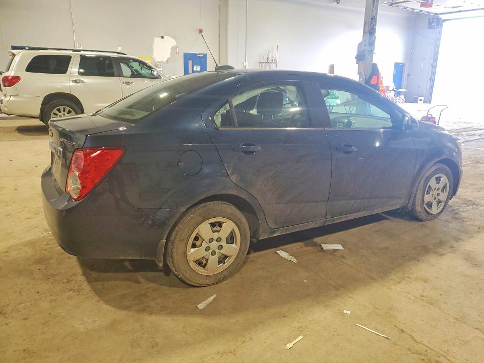 2015 Chevrolet SONIC VIN 1G1JC5SH3F4204085 COPART salvage auction — FRONT END, NB - SALVAGE TITLE, sold $325 on 2026-07-02 (photo 3)