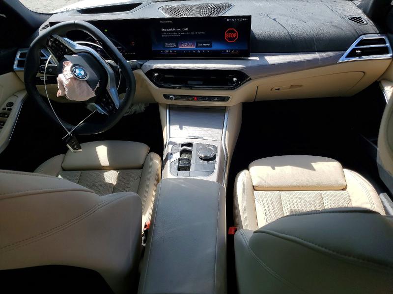 2025 BMW 3 series VIN 3MW69CW02S8F18075 COPART salvage auction — FRONT END, GA - CERT OF TITLE-SALVAGE, sold $7,600 on 2026-07-10 (photo 8)