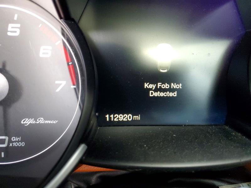 2018 Alfa romeo Giulia VIN ZARFAEEN2J7593643 COPART salvage auction — FRONT END, Id - Salvage Certificate Of Title, sold $550 on 2026-08-25 (photo 9)