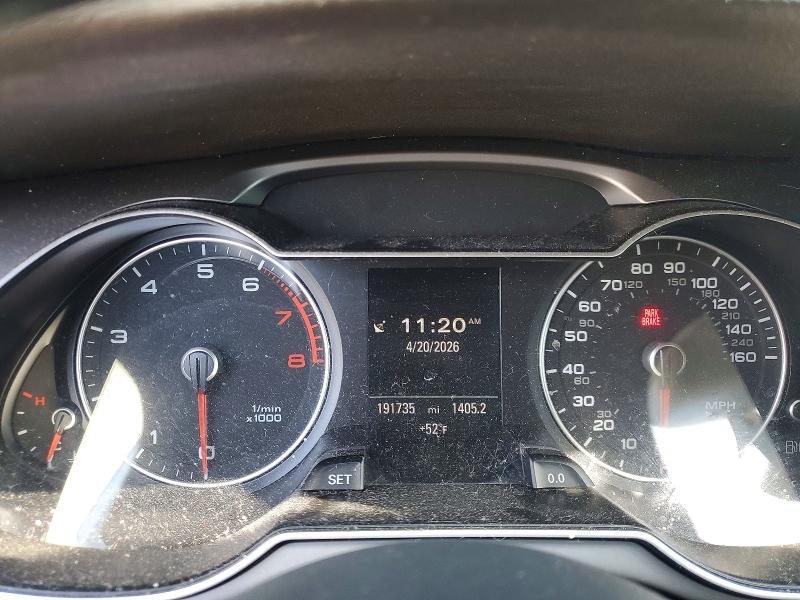 2013 Audi A4 VIN WAUFFAFL4DN019351 COPART salvage auction — FRONT END, In - Cert Of Title-Salvage Title, sold $150 on 2026-07-07 (photo 9)