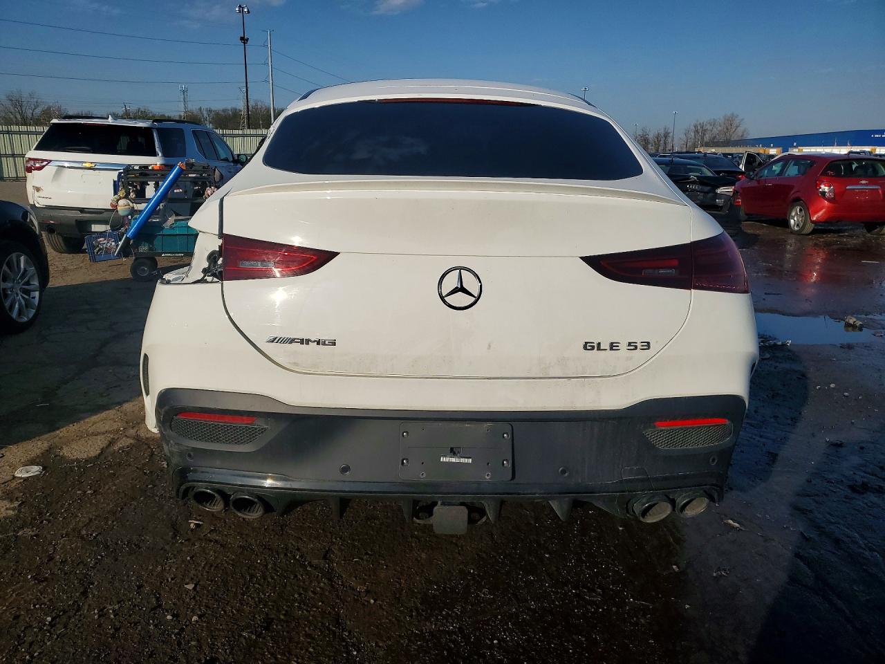 2025 Mercedes-Benz GLE-Class VIN 4JGFD6BB5SB360075 COPART salvage auction — Rear End, MI - CERT OF TITLE-SALVAGE VEHICLE, sold $56,000 on 2026-06-30 (photo 6)