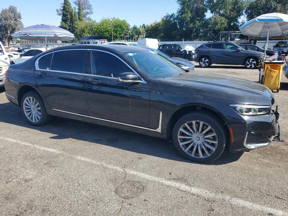 2022 BMW 7er VIN WBA7T2C08NCH89744 COPART salvage auction — FRONT END, CA, sold $3,400 on 2026-07-28 (photo 4)