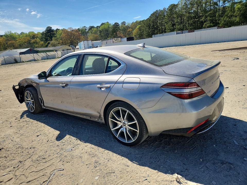 2023 Genesis G70 VIN KMTG34TA1PU123747 COPART salvage auction — SIDE, Salvage Title, sold $1,200 on 2026-07-21 (photo 2)