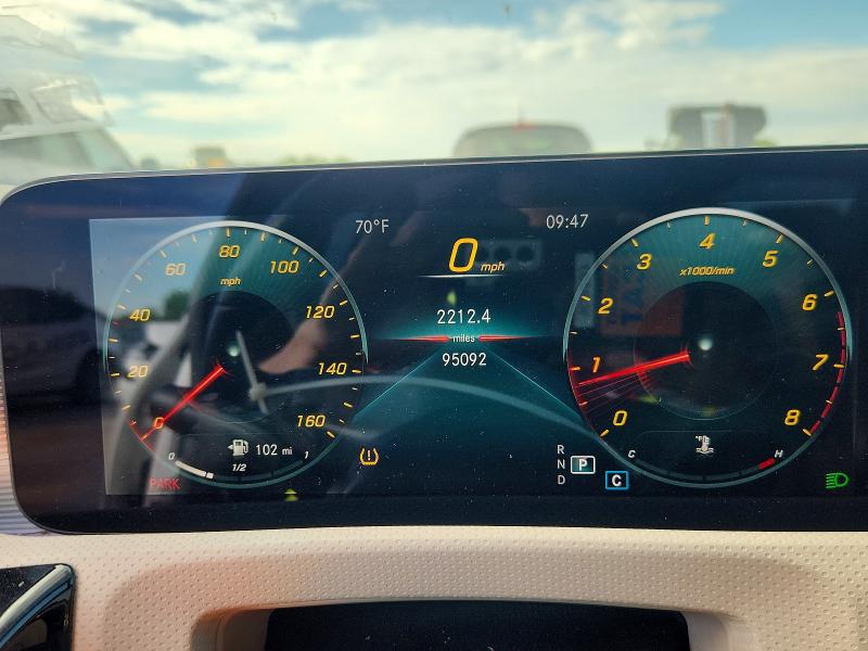 2021 Mercedes-benz Cla-klasse VIN W1K5J4GB7MN208537 COPART salvage auction — FRONT END, Tx - Salvage Vehicle Title, sold $9,100 on 2026-07-27 (photo 9)