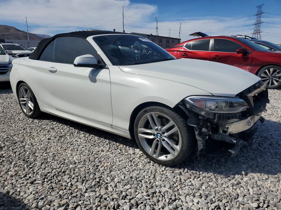 2017 BMW 2er VIN WBA2K9C34H7A26357 COPART salvage auction — FRONT END, Nv - Salvage Title, sold $3,300 on 2026-07-08 (photo 4)