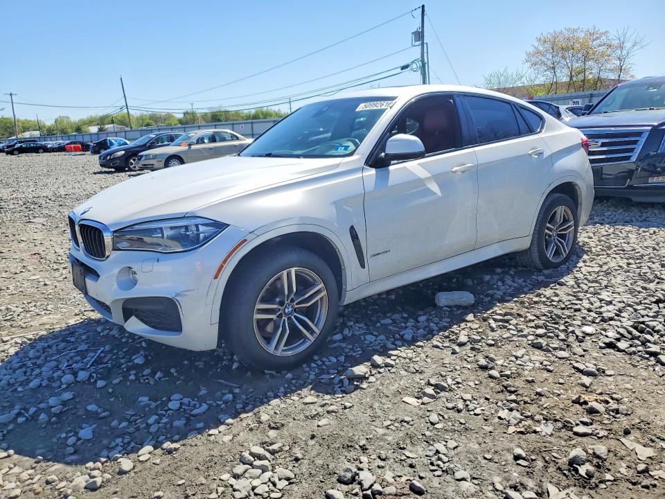 2015 BMW X6 VIN 5UXKU2C55F0F95390 COPART salvage auction — FRONT END, Nj - Cert Of Title-Salvage, sold $6,700 on 2026-07-13 (photo 1)